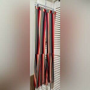 Turquoise Haven Wide Bottom, Bell Bottom Pants; Size XL; Bright Multicolored